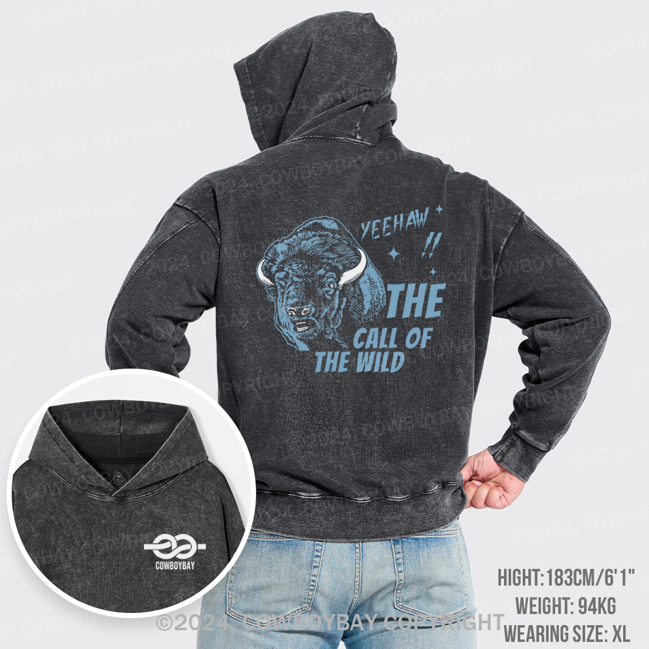 The Call Of The Wild Garment-Dye Hoodies