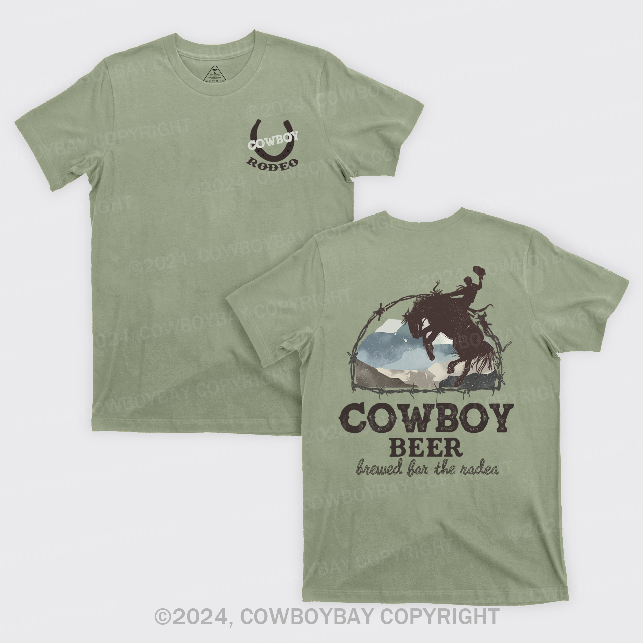 Beers Brewed for The Cowboy Rodeo T-Shirts