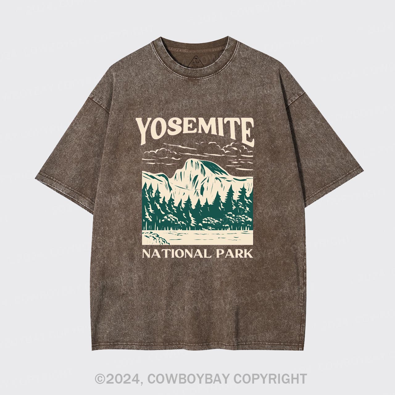 Yosemite Hiking Garment-dye Tees