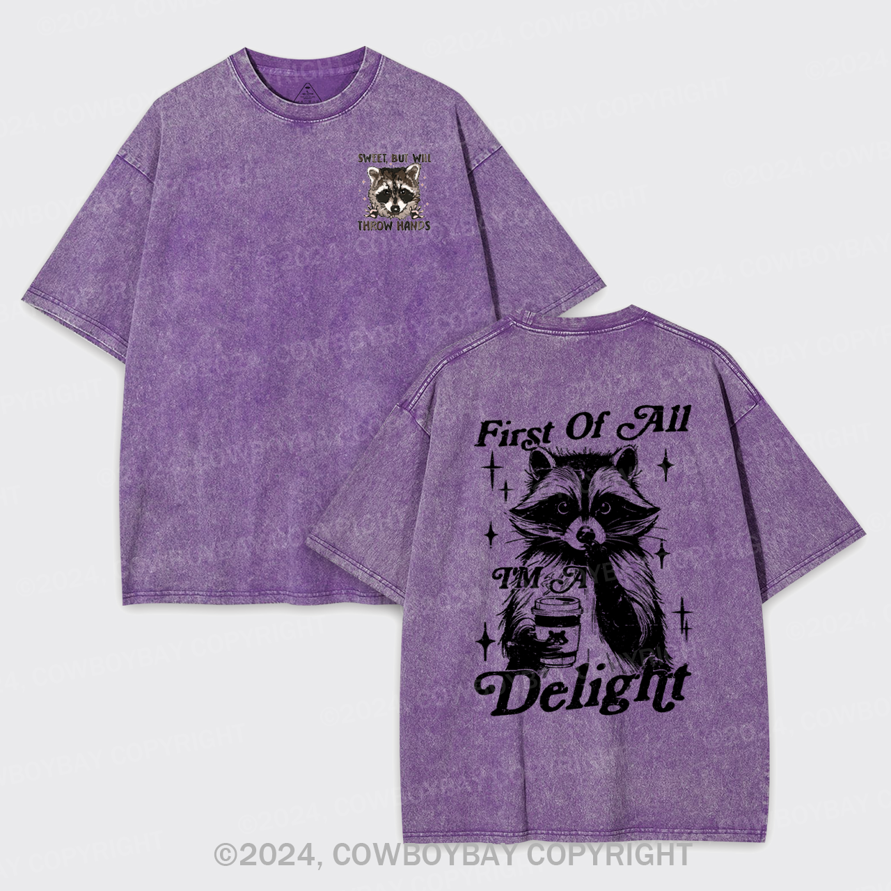First Of All I'm A Delight Garment-dye Tees