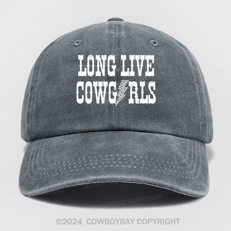 Long Live Cowgirls Wash Hat