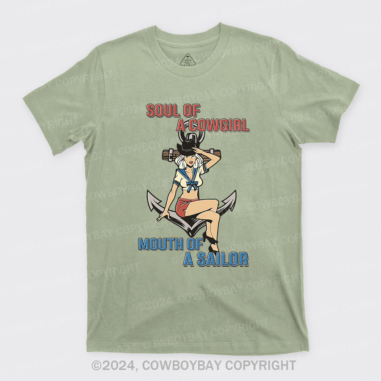 Soul Of A Cowgirl Mouth Of A Sailor T-Shirts
