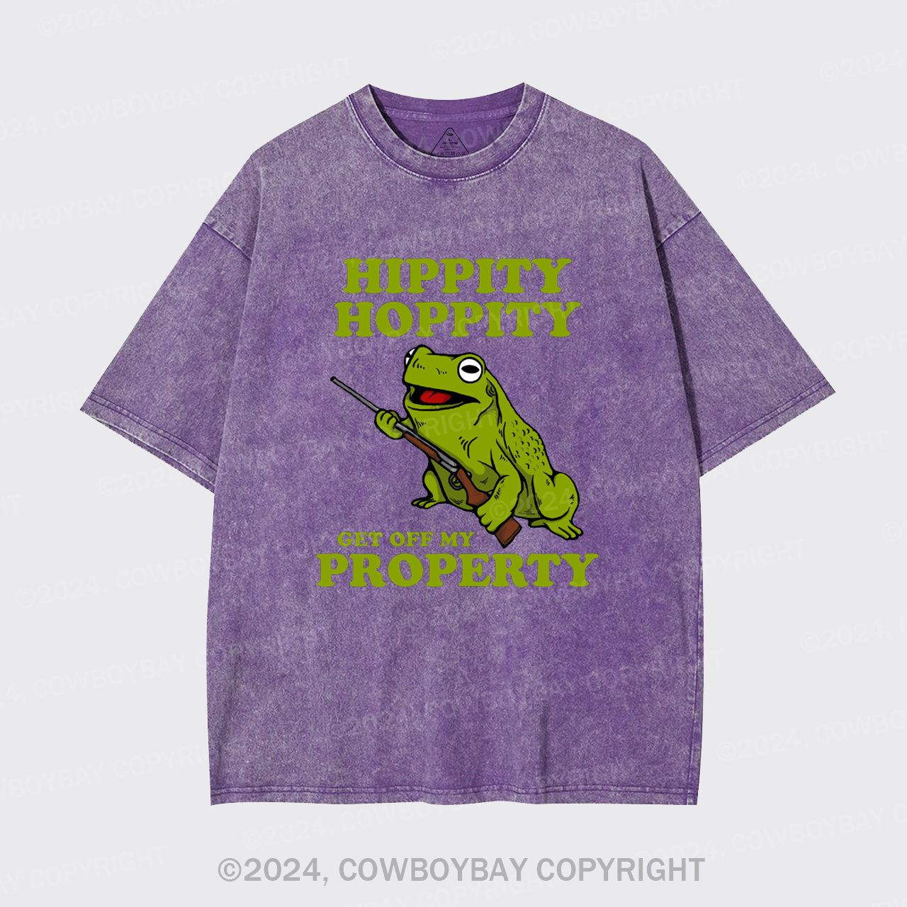 Hippity Hoppity Get Off My Property Garment-dye Tees