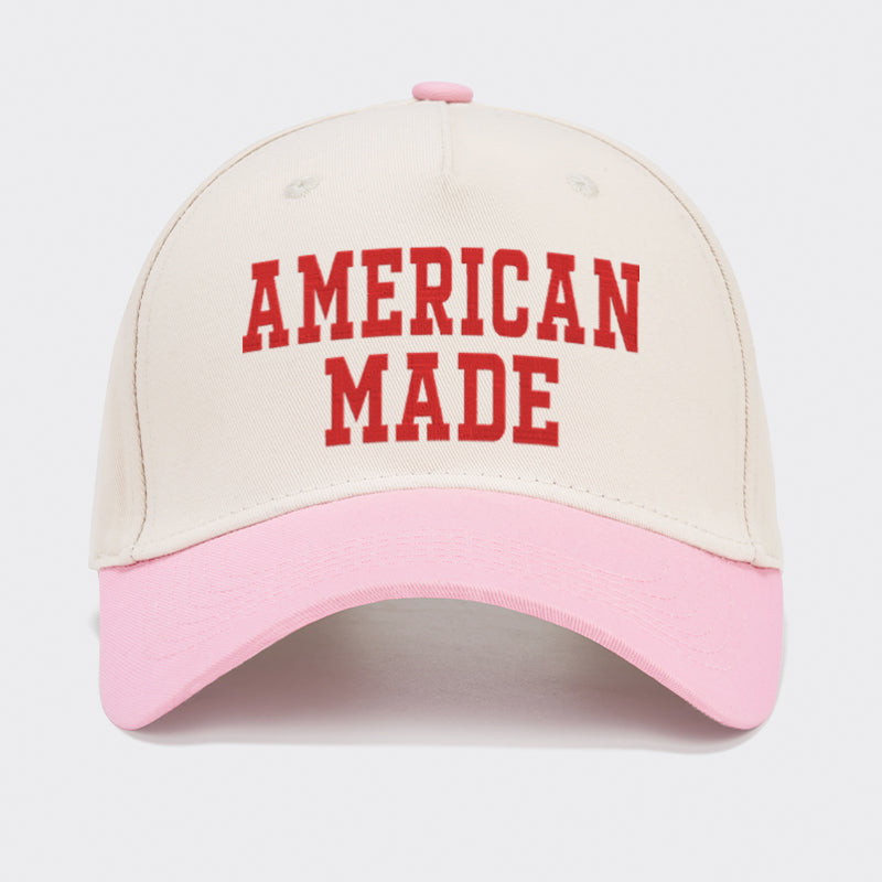 American Made Embroidered Baseball Cap