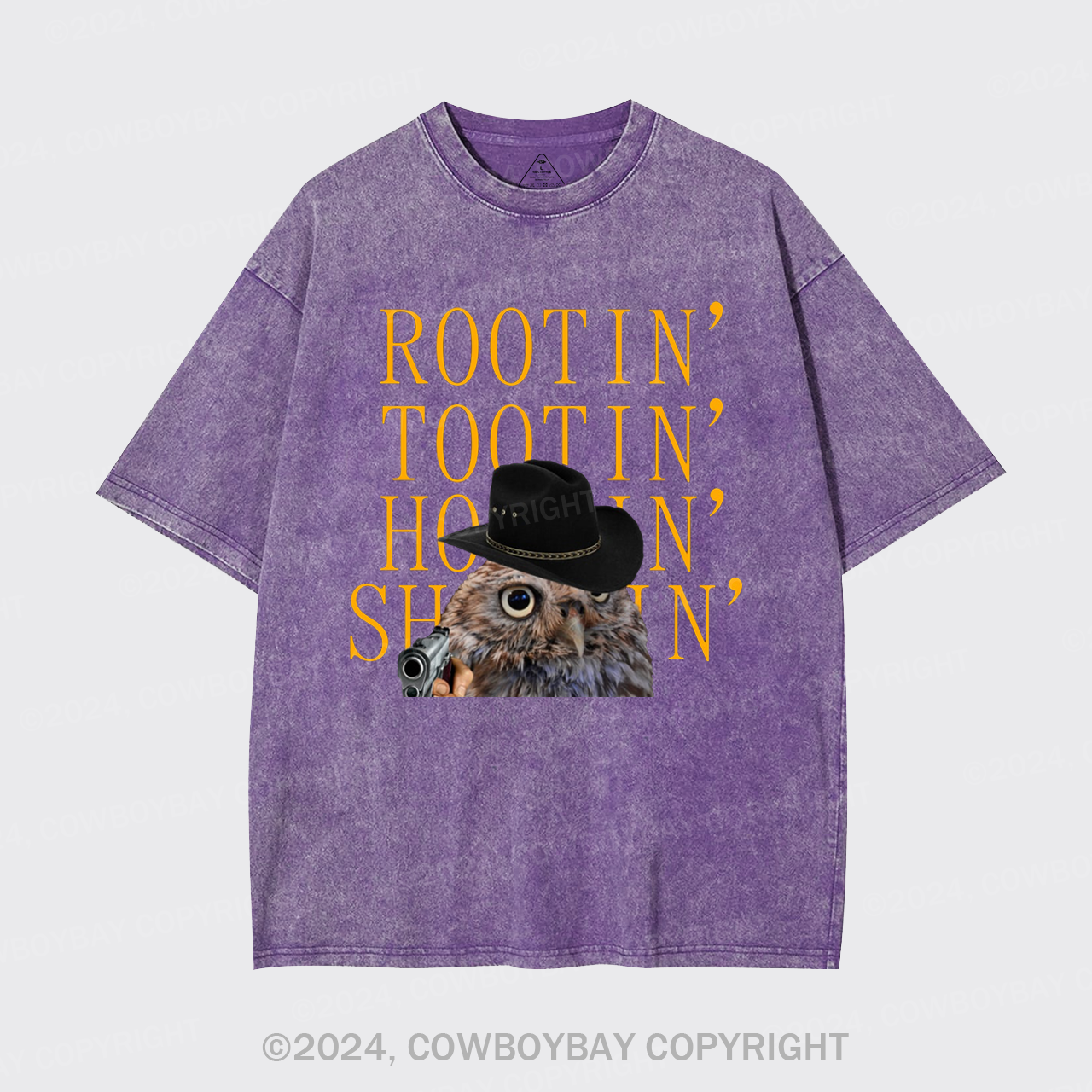 Rootin' Tootin' Hootin' Shootin' Garment-dye Tees