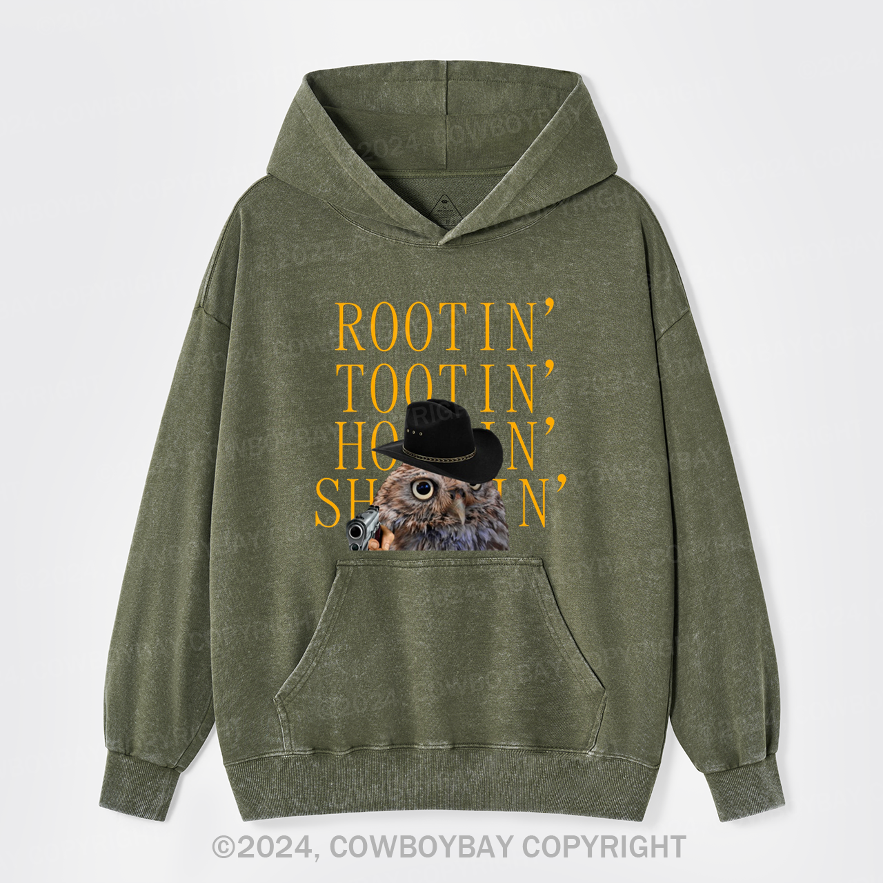 Rootin' Tootin' Hootin' Shootin'  Garment-Dye Hoodies