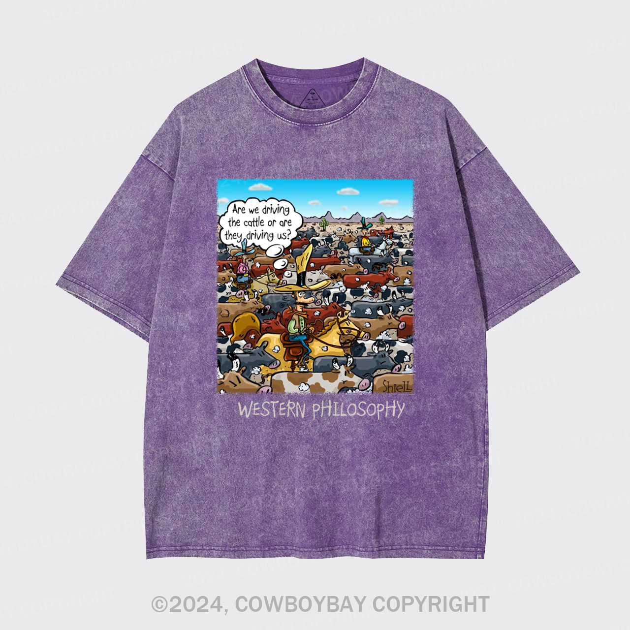 Cowboy Philsophy Garment-dye Tees