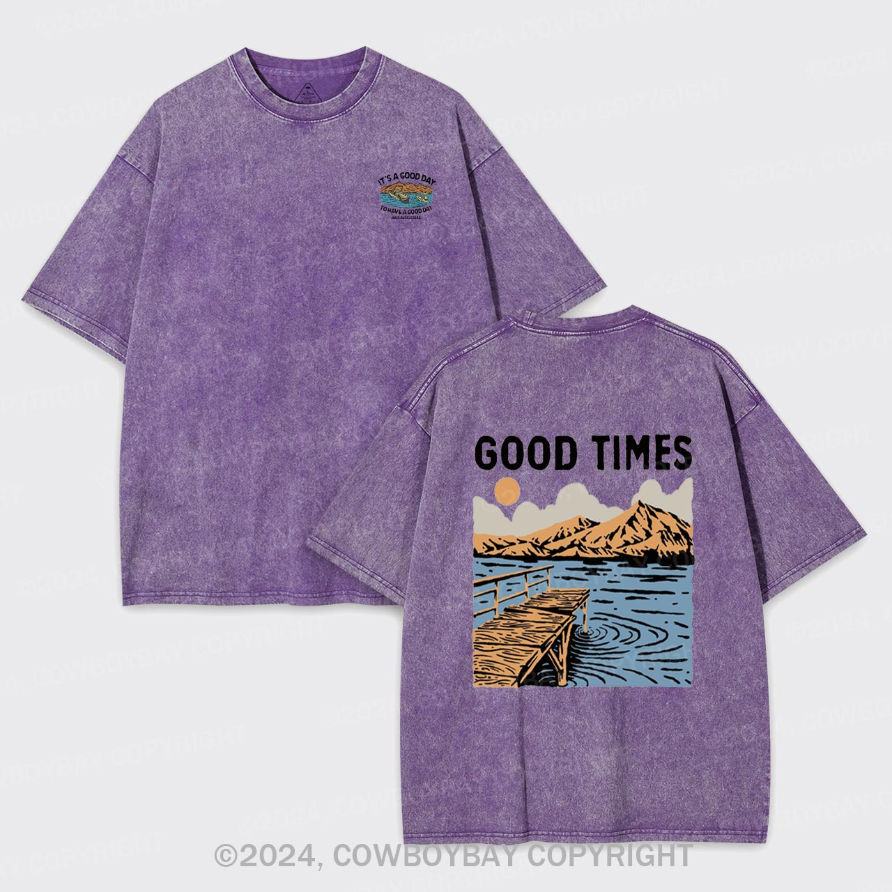 Good Times Lake Garment-dye Tees