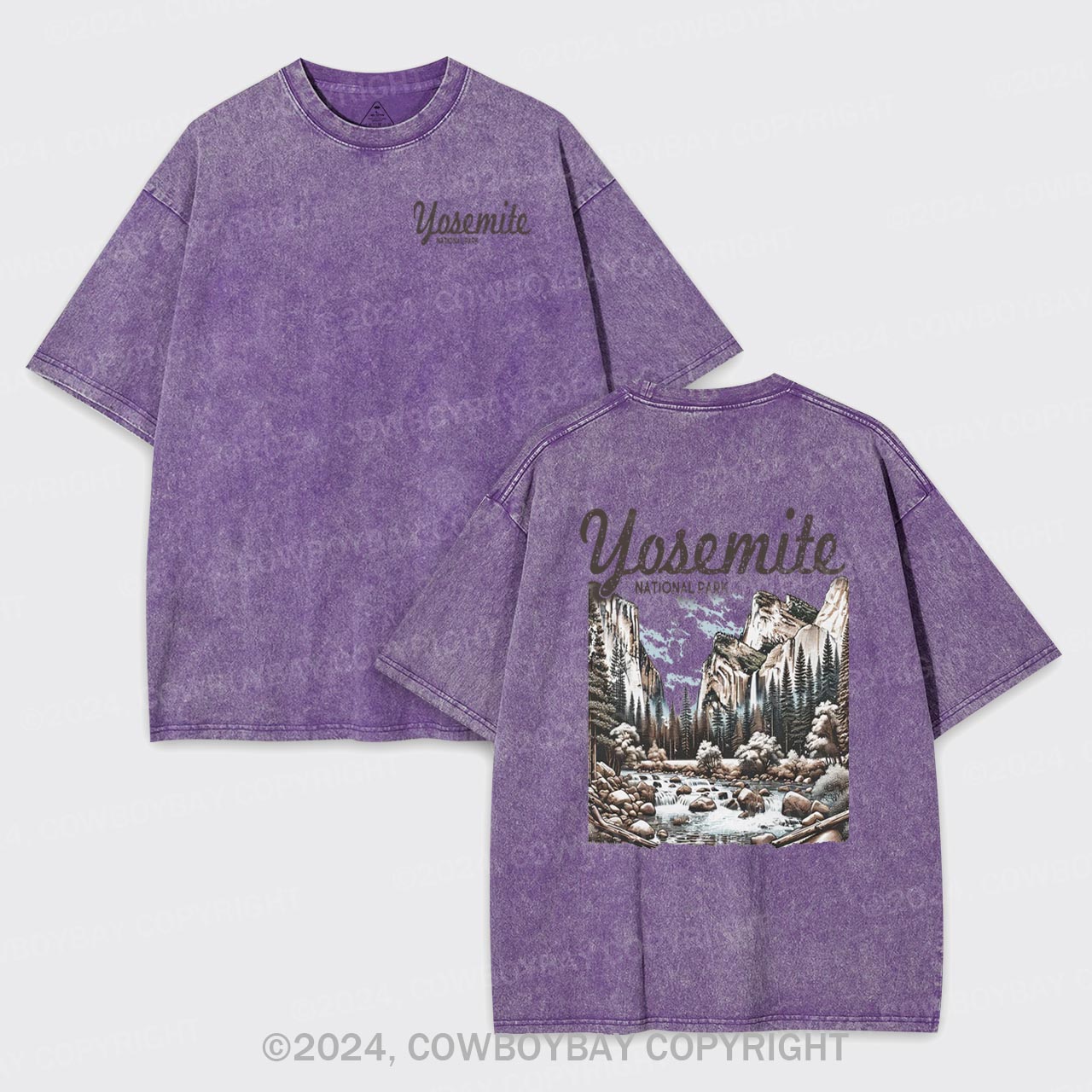 Vintage Yosemite National Park Garment-dye Tees