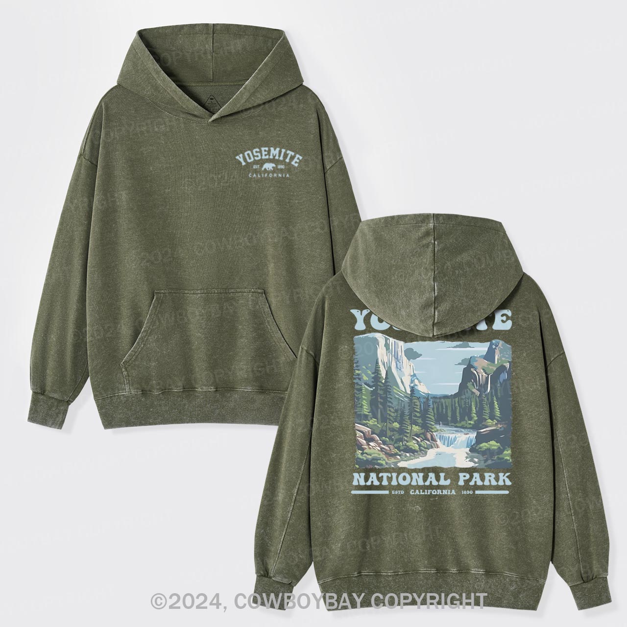California National Park Garment-Dye Hoodies
