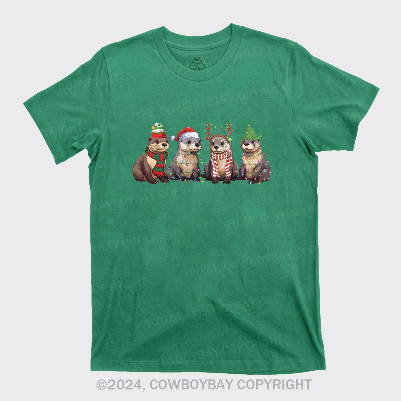 Otters Merry Christmas T-Shirts