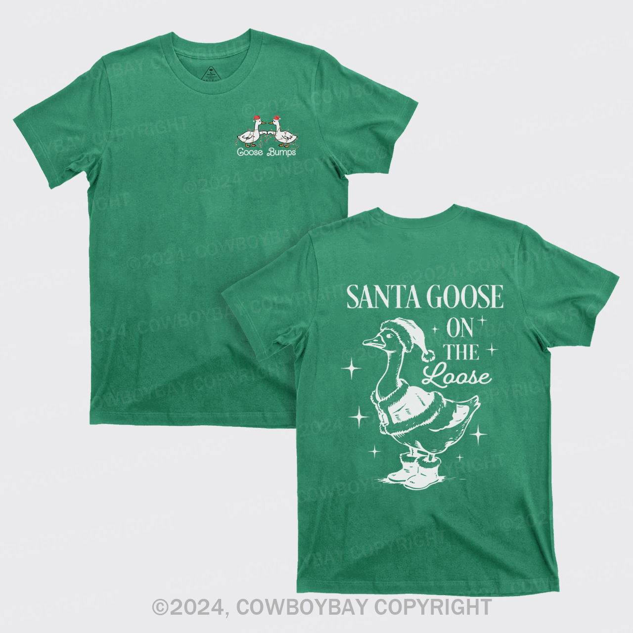 Santa Goose On The Loose T-Shirts