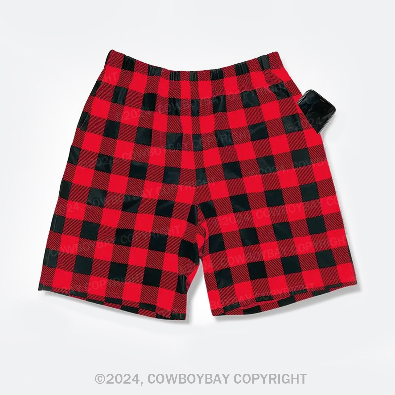 Full Size Christmas PJ Shorts For Family