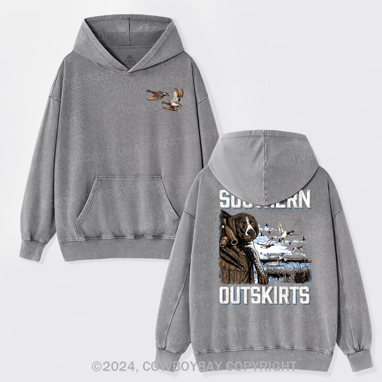 Southern Outskirts Garment-Dye Hoodies