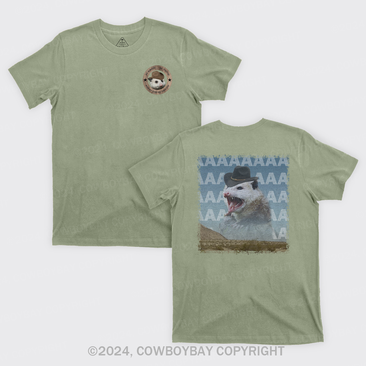 Be Rootin Be Tootin Be Shootin Possum T-Shirts