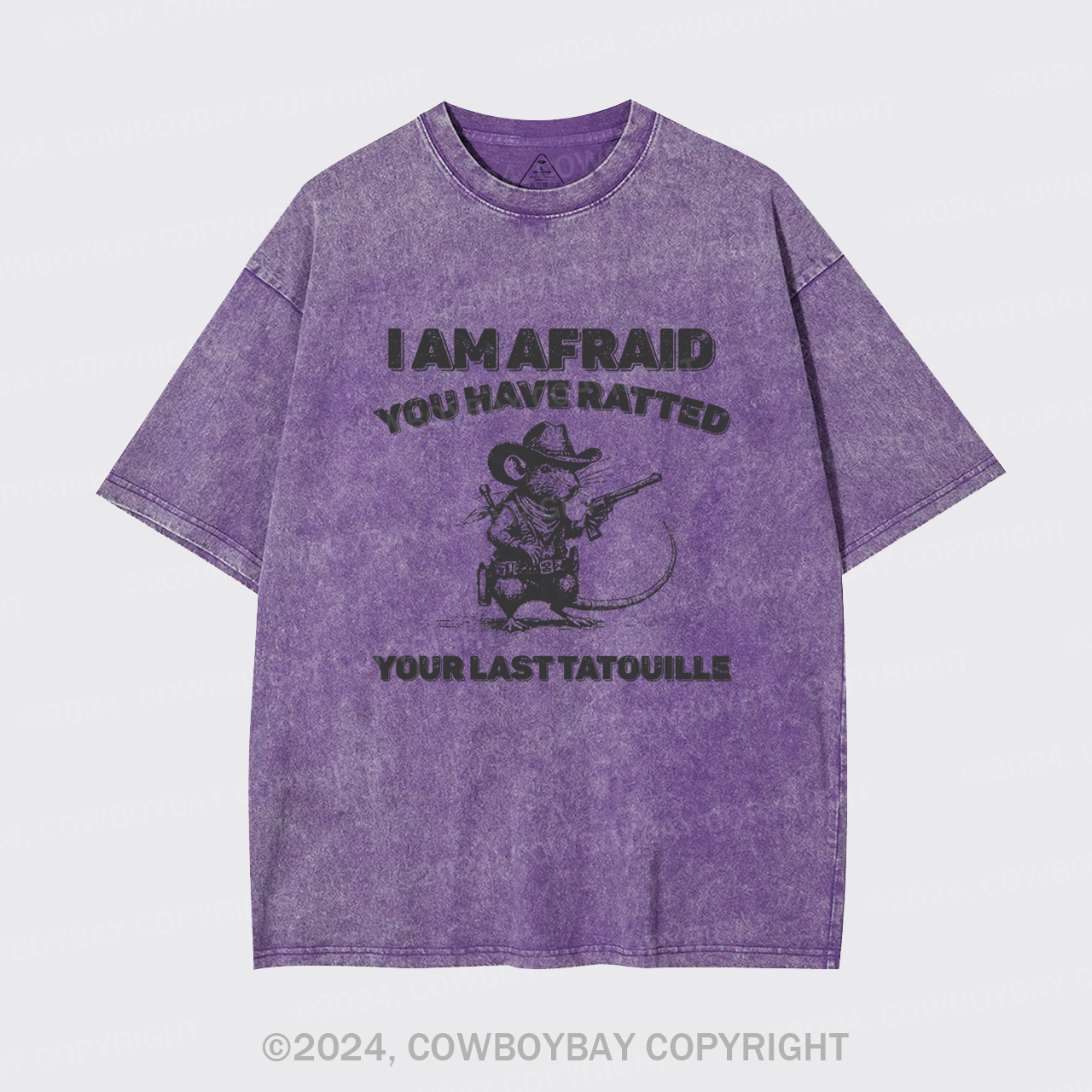 You've Ratted Your Last Tatouille Garment-dye Tees
