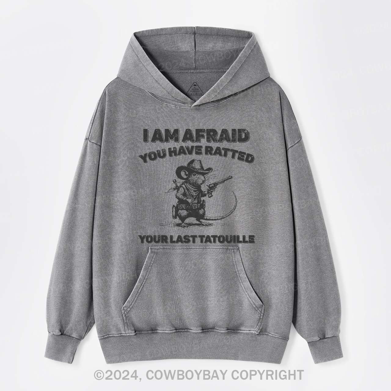 You've Ratted Your Last Tatouille Garment-Dye Hoodies