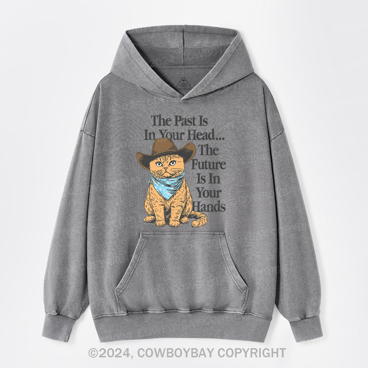 The Past Is In Your Head Garment-Dye Hoodies