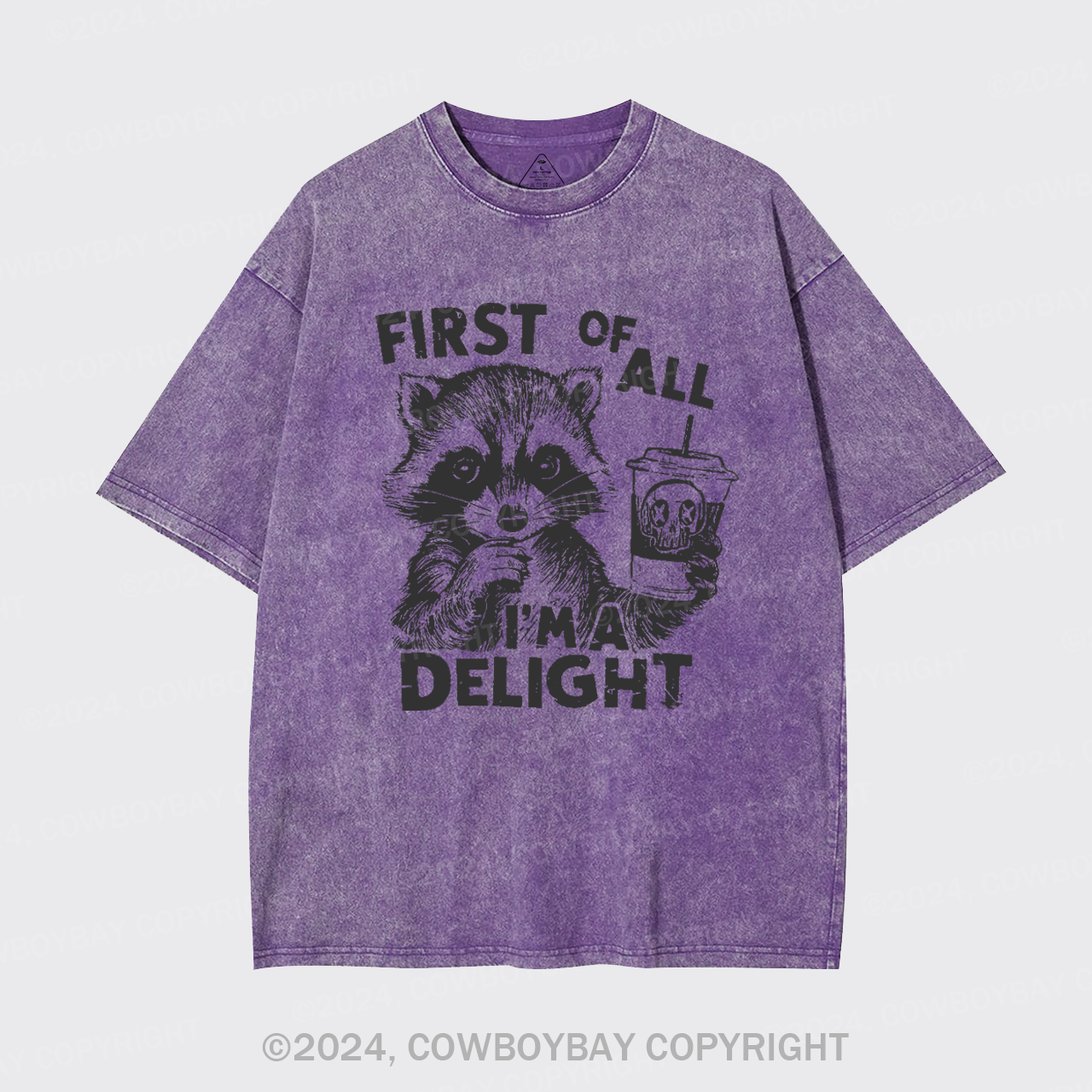 First Of All I'm A Delight Garment-dye Tees