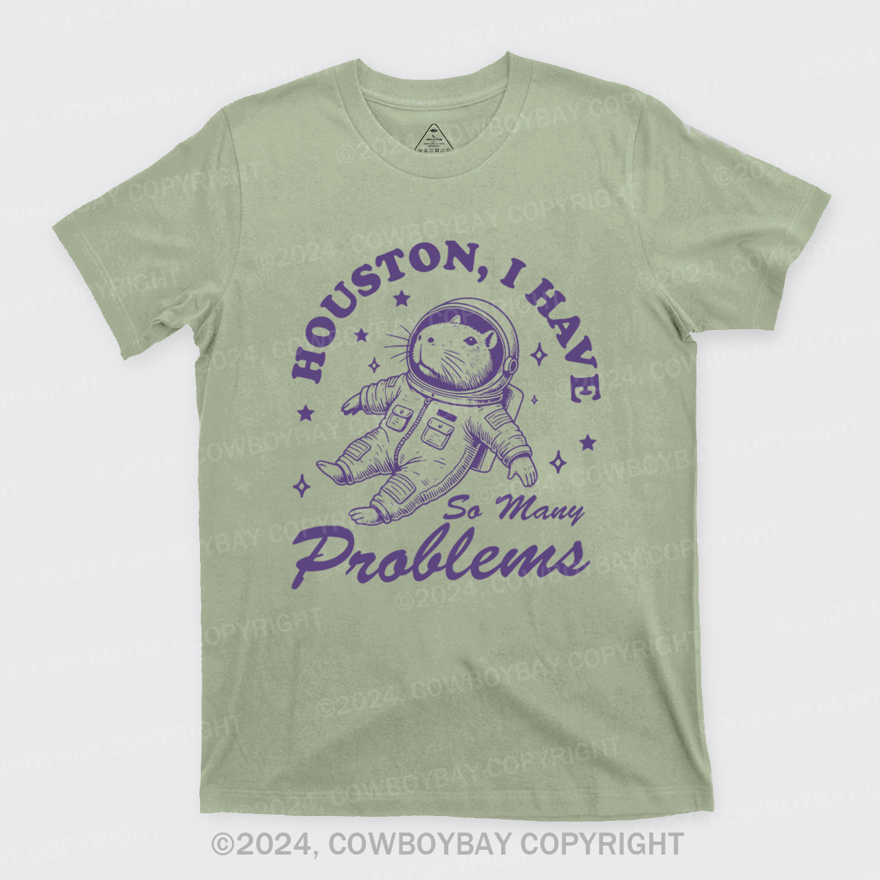 Funny Capybara in Outer Space T-Shirts