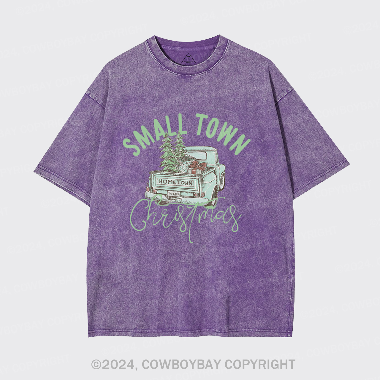 Small Town Christmas Garment-dye Tees