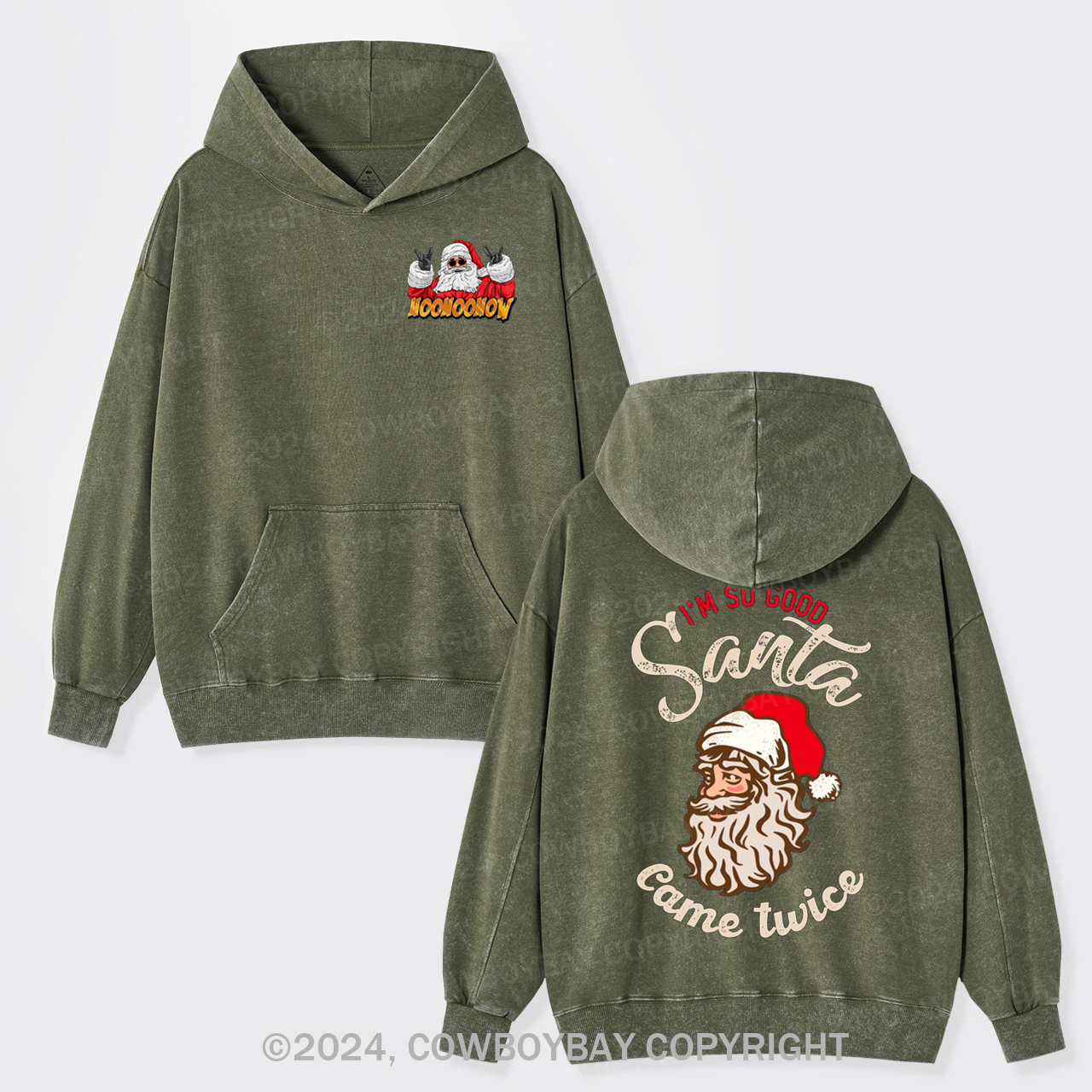 Hoo Hoo How Garment-Dye Hoodies