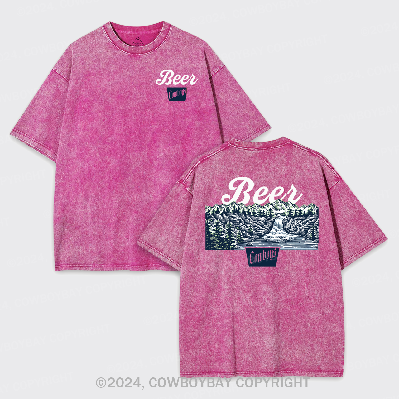 Beer Cowboys Garment-dye Tees