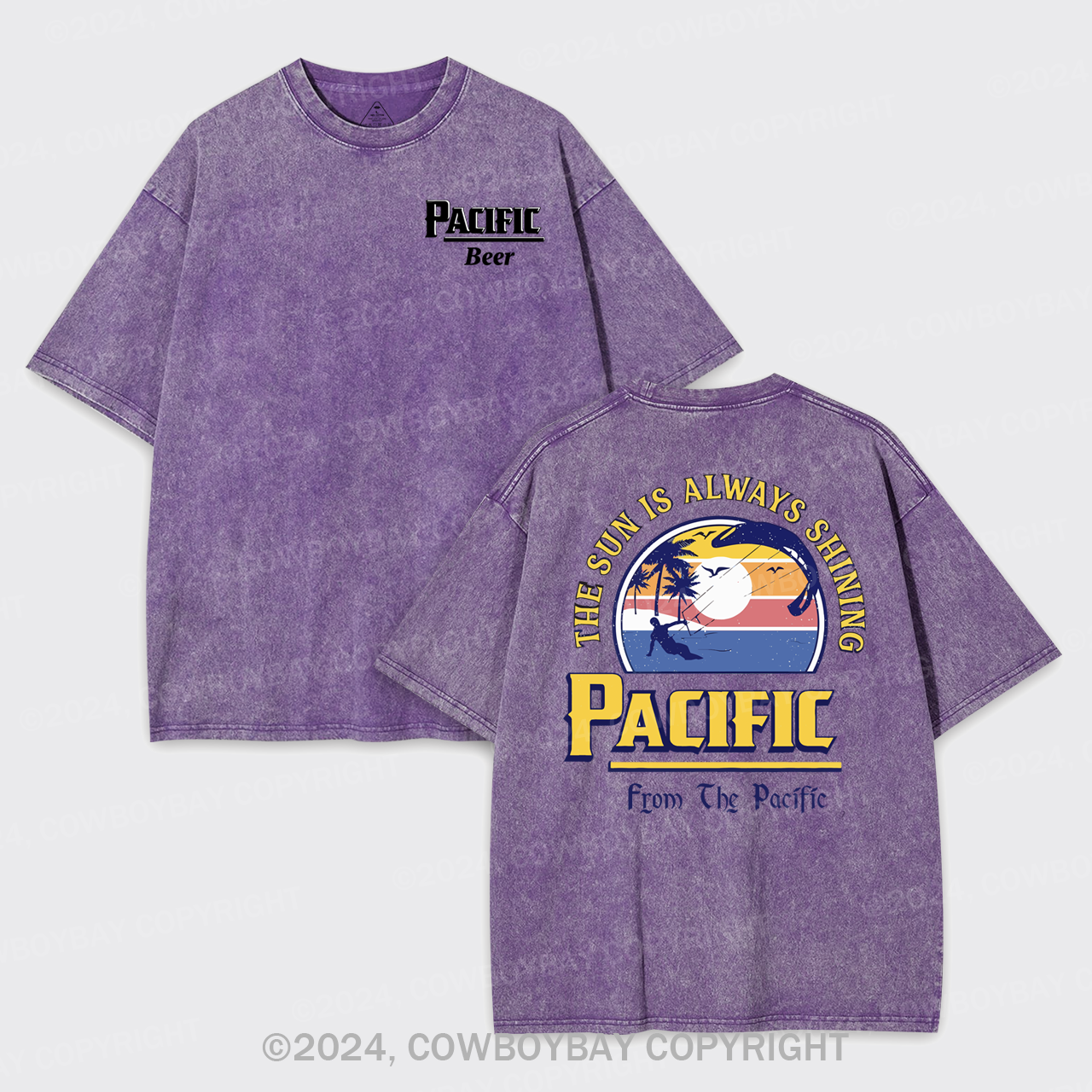 Pacífic Beer Garment-dye Tees