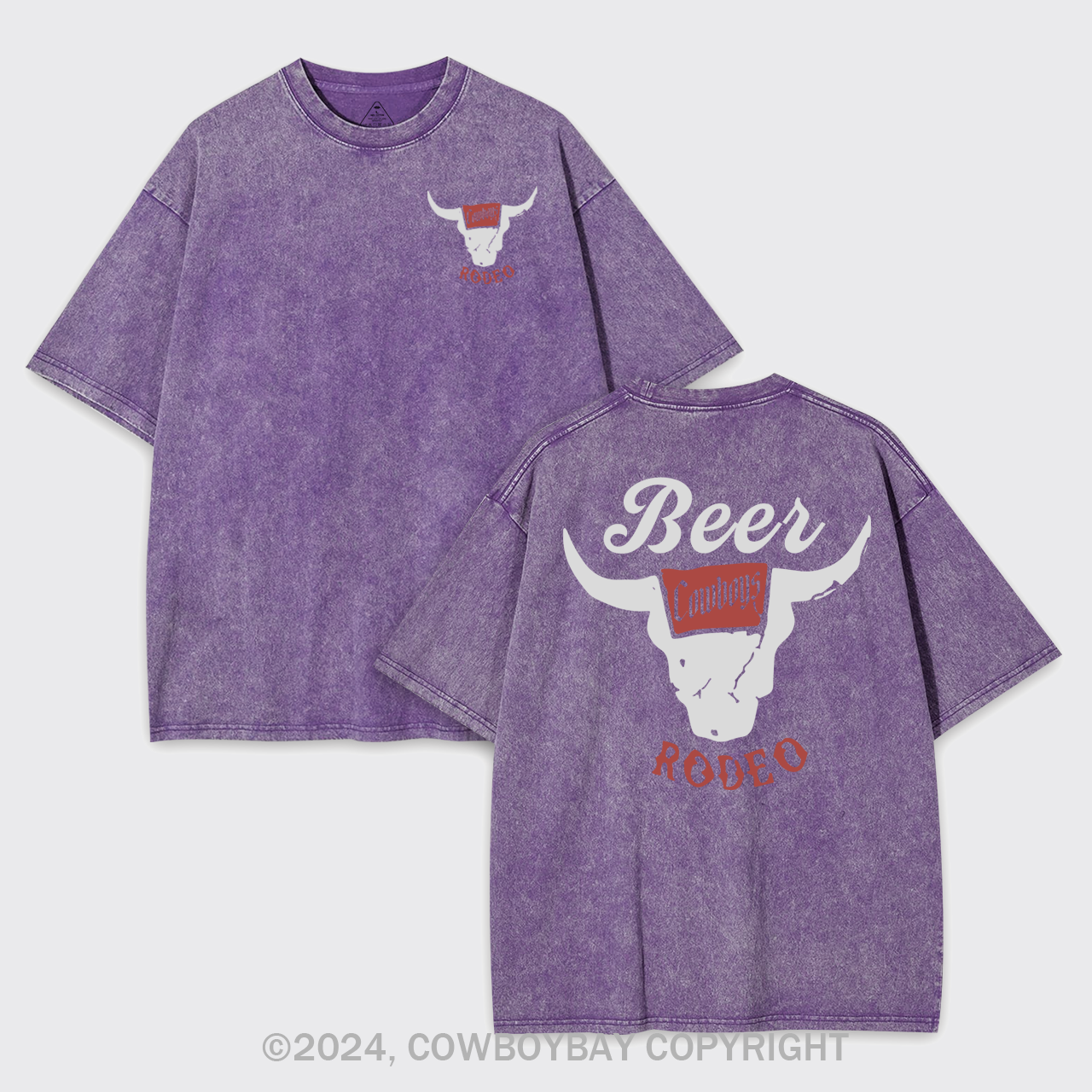 Retro Beer Rodeo Inspired Garment-dye Tees