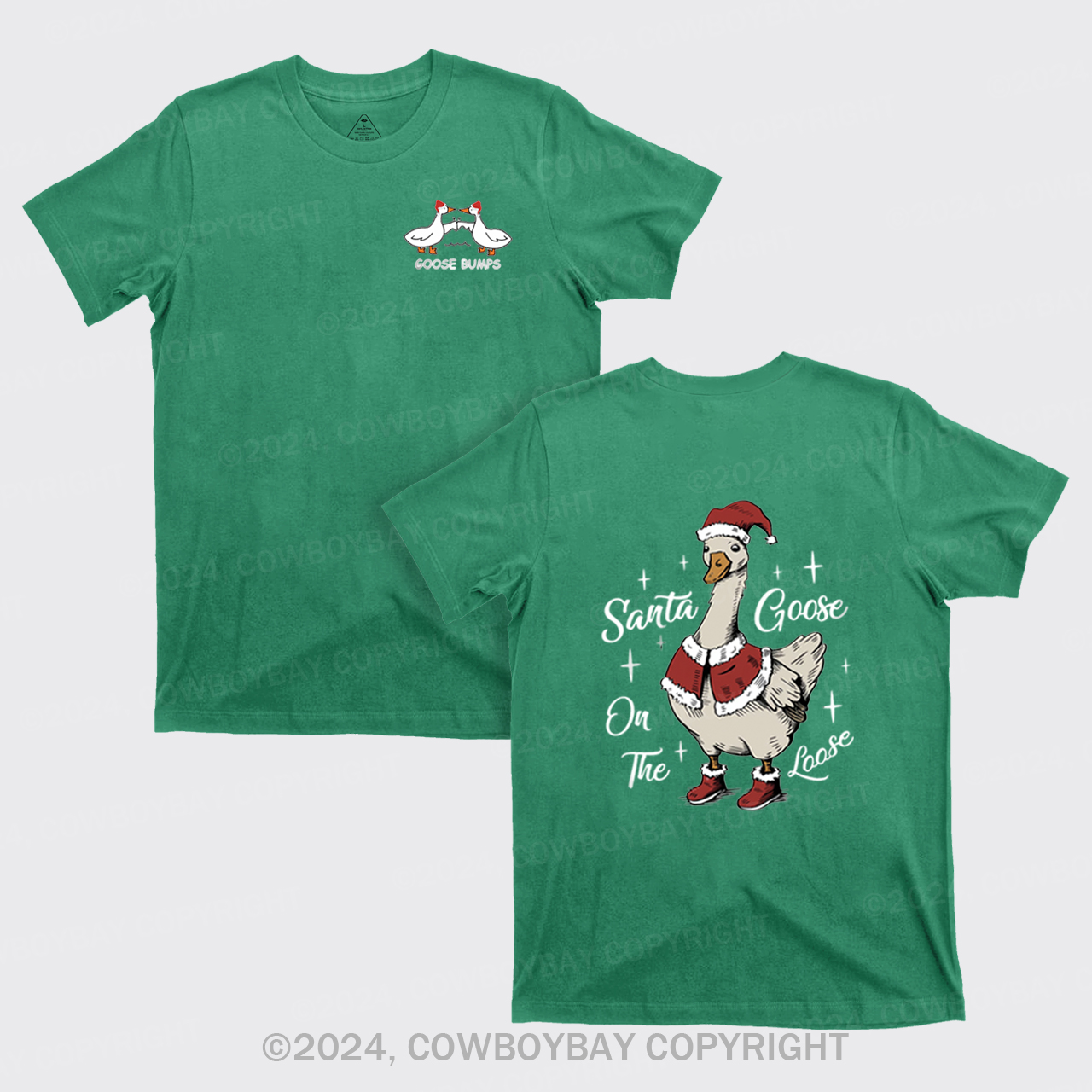 Santa Goose On The Loose T-Shirts