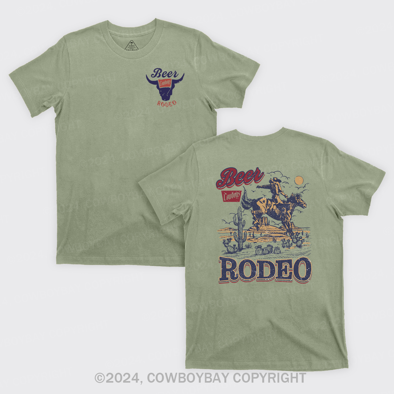 Beer Vintage Vibe Cowboy T-Shirts