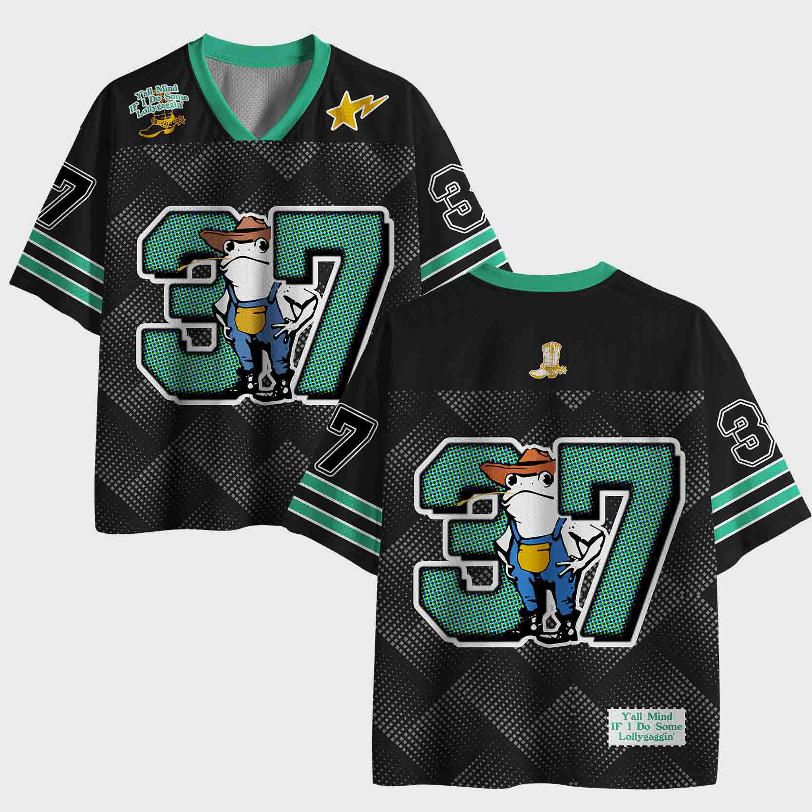 Personalized Y'all Mind If I Do Some Lollygaggin' Mesh Jersey
