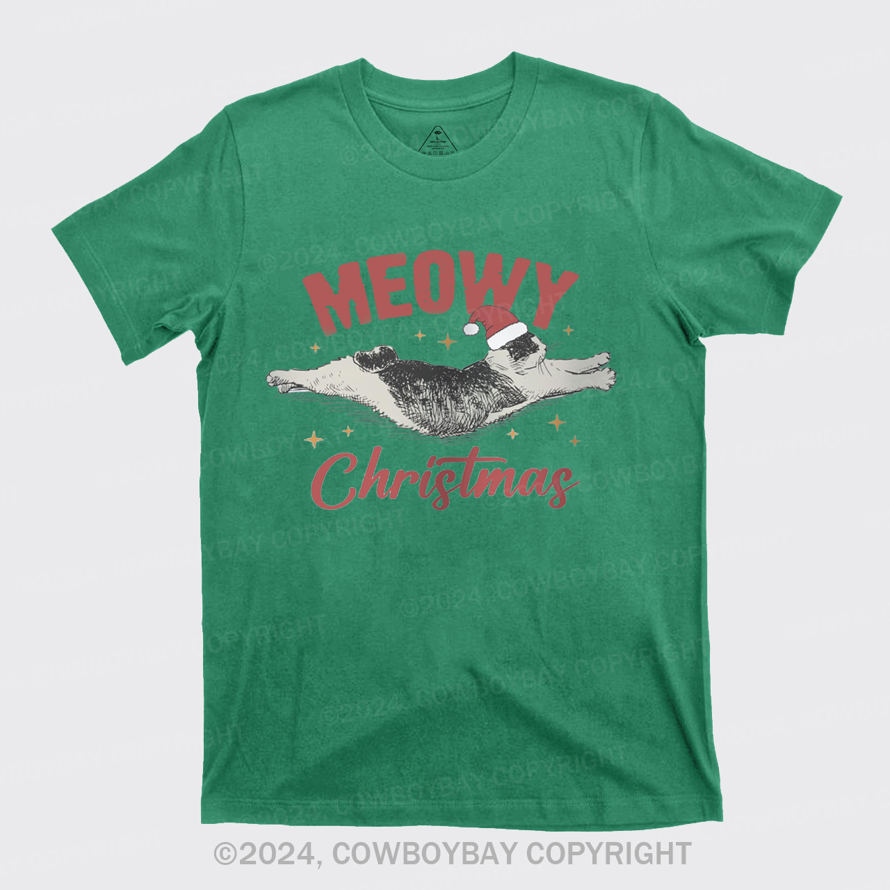 Funny Meowy Christmas T-Shirts