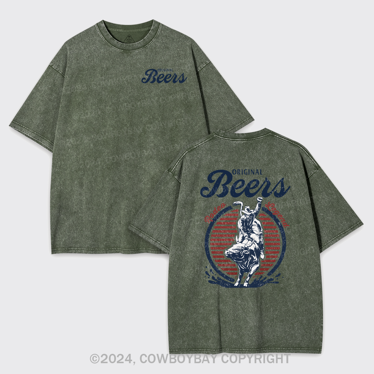 Original Beers Rodeo Legend Garment-dye Tees