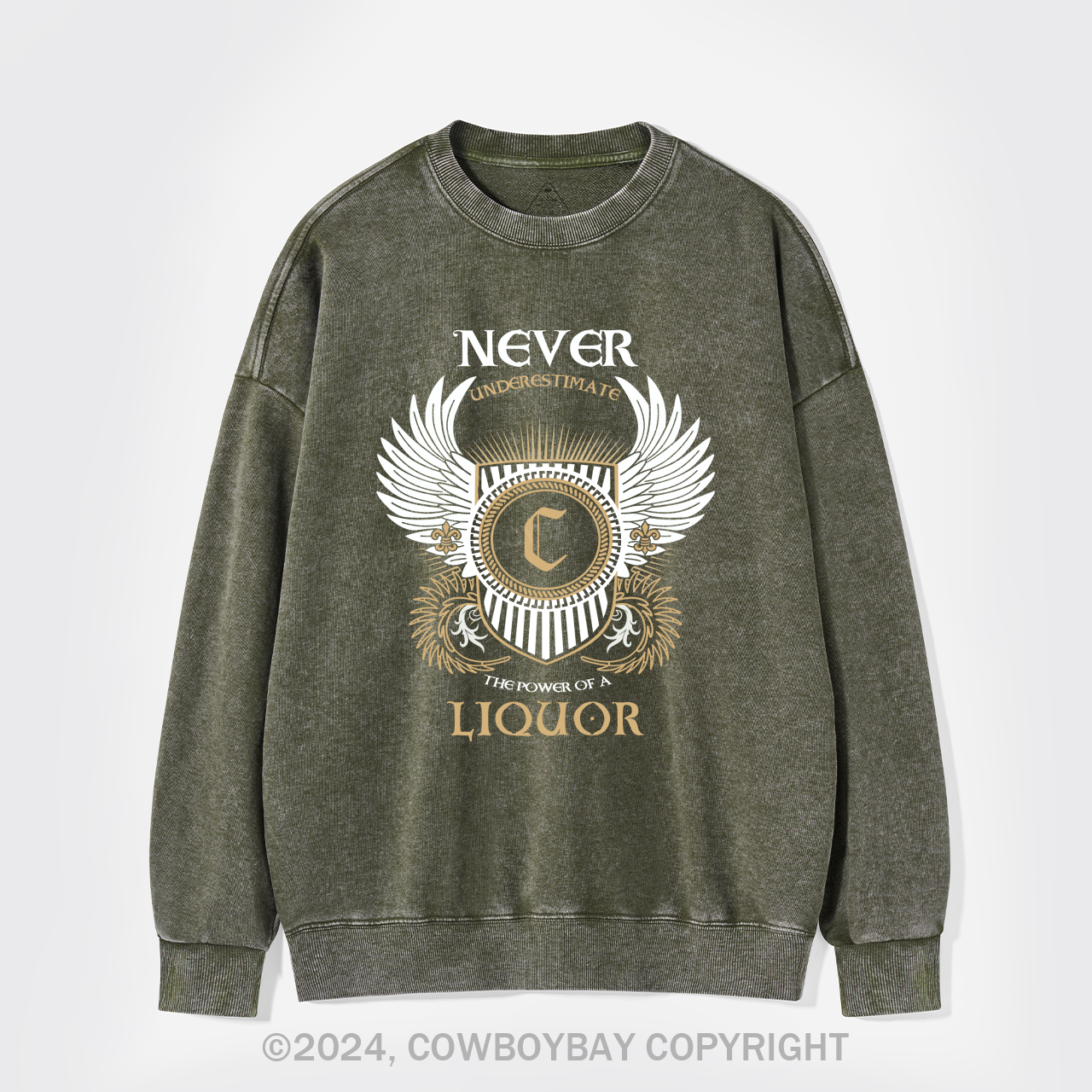 The Power Of C Washed Sweatshirts