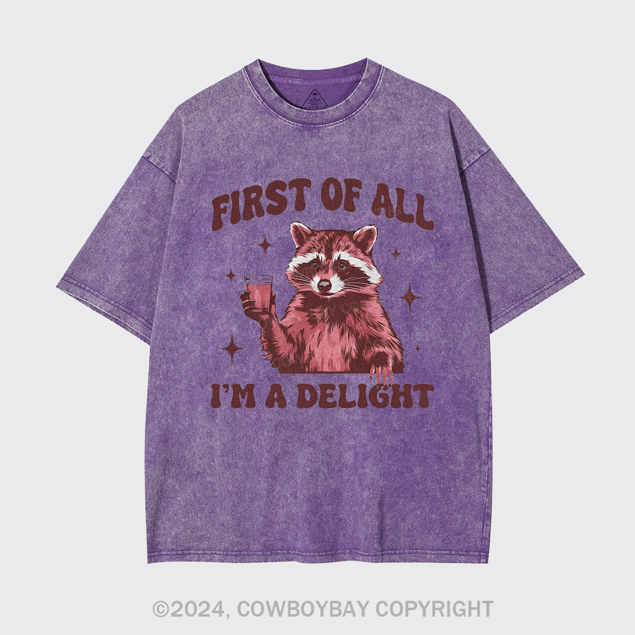 First Of All,I'm A Delight Garment-dye Tees