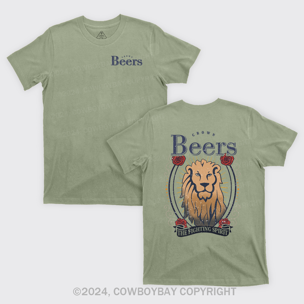 The Fighting Spirit Lion T-Shirts