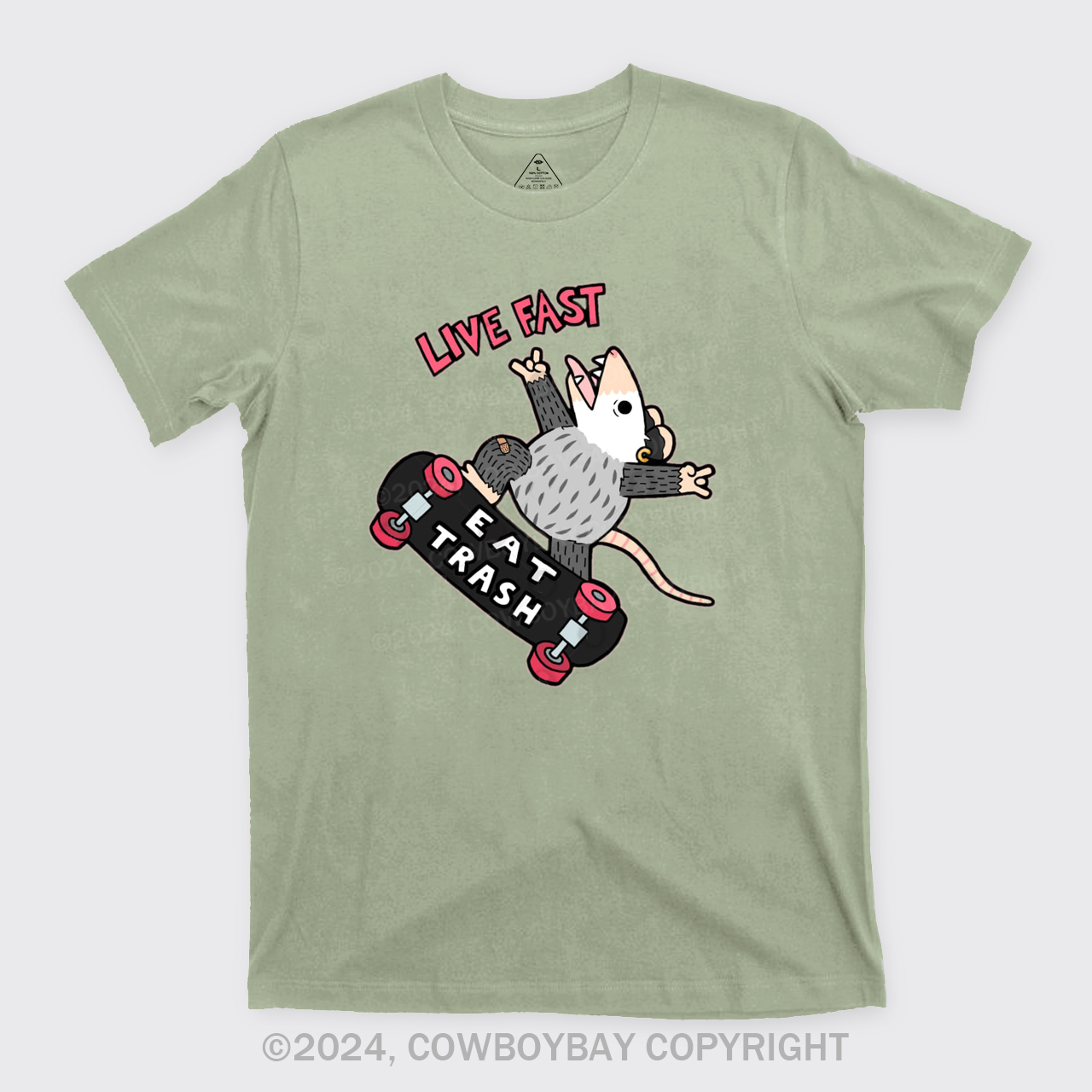 Live Fast Eat Trash T-Shirts