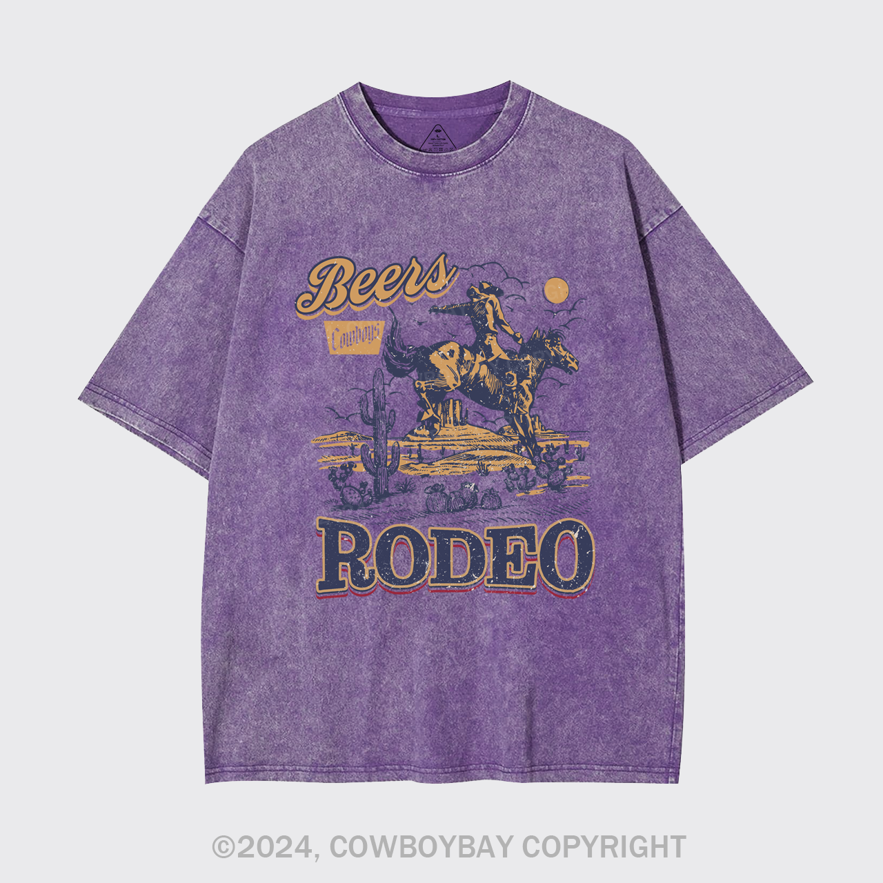 The Rodeo Of Cowboy Garment-dye Tees