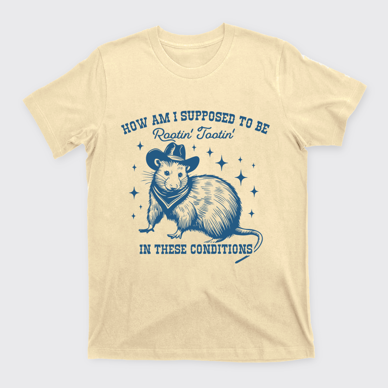 Funny Cowboy Opossum T-Shirts