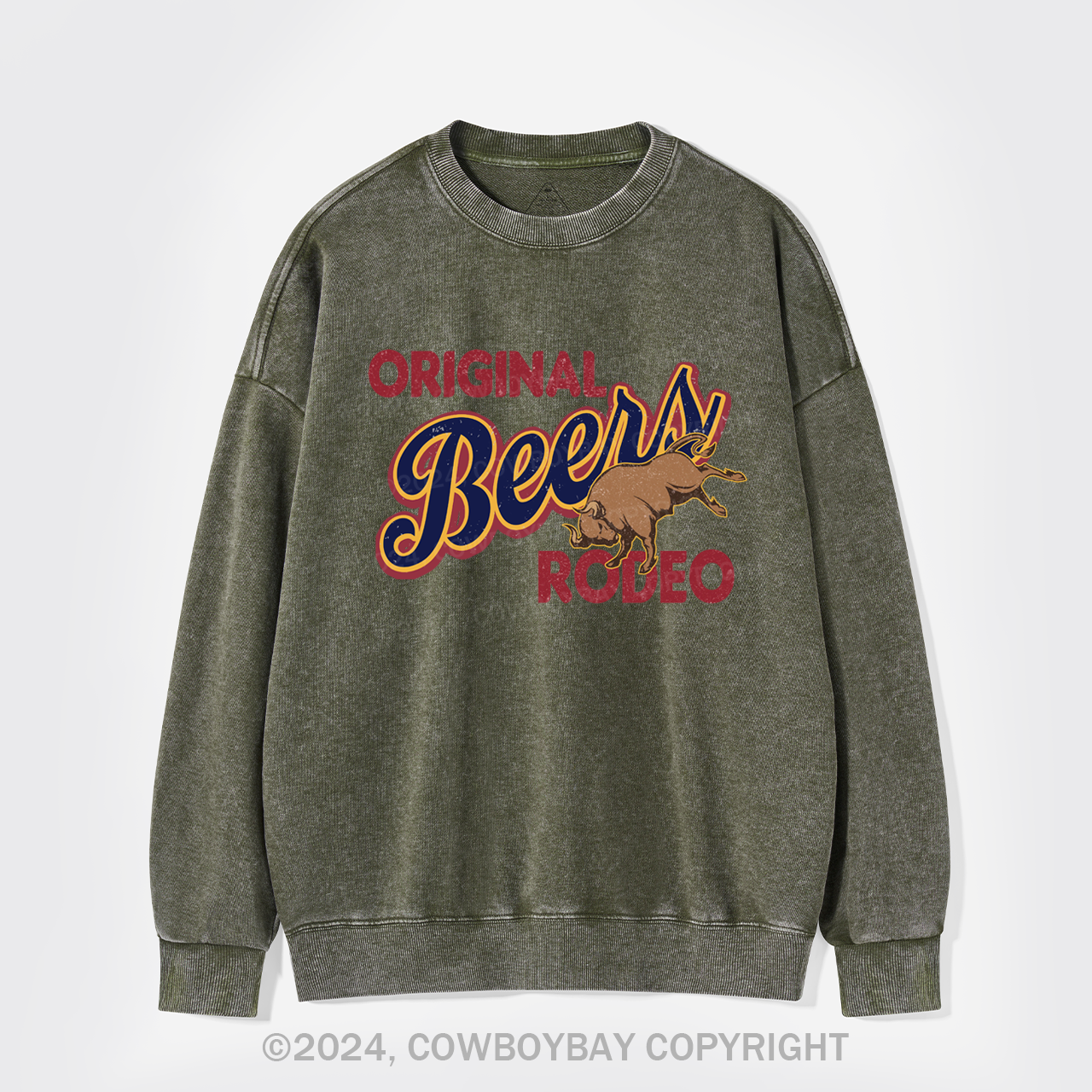 Rodeo And Beers Washed Sweatshirts