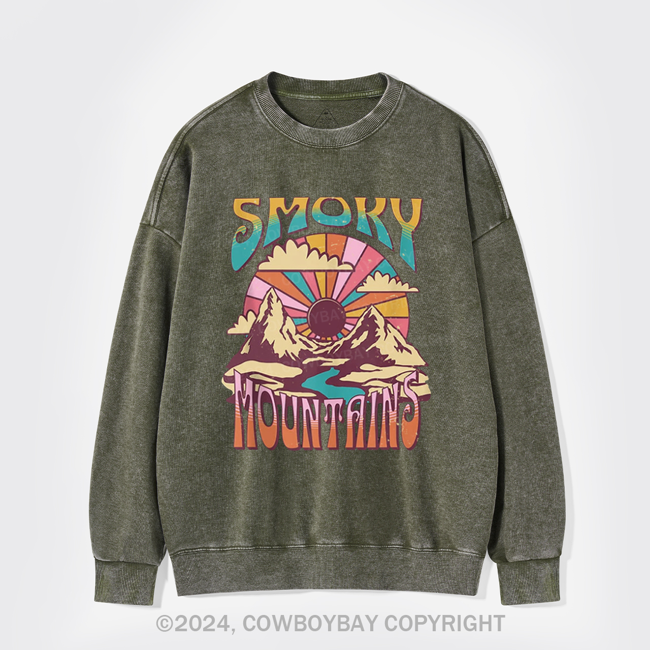 Great Smoky Mountains Washed Sweatshirts