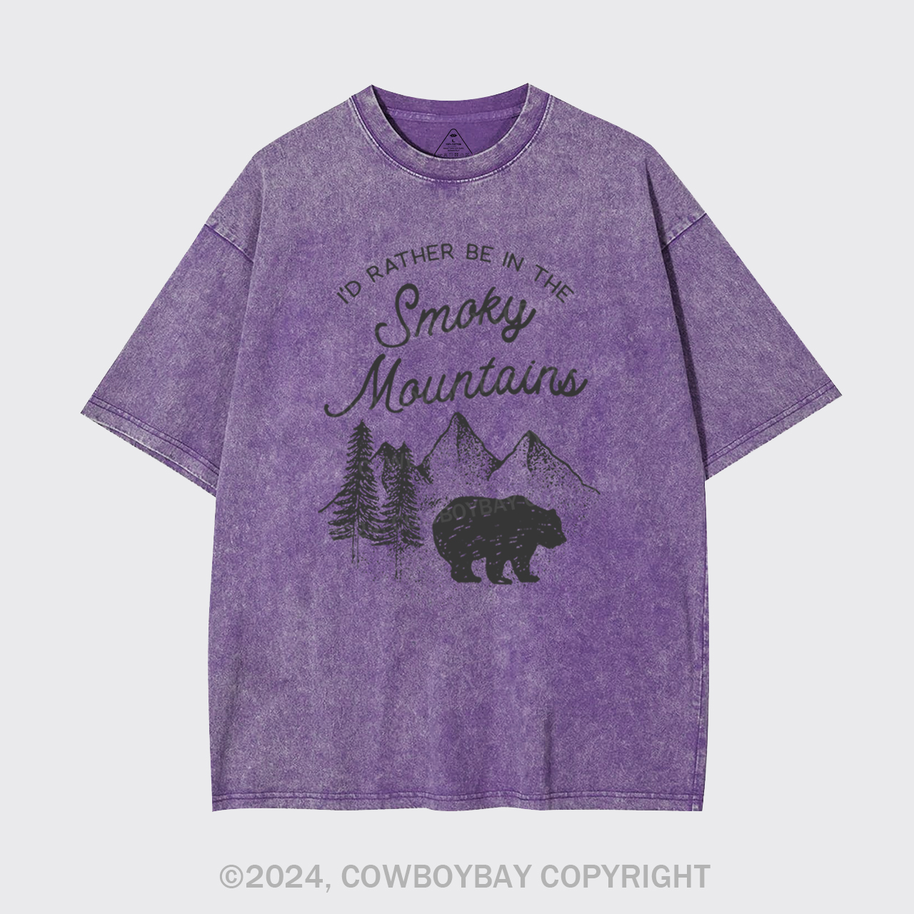 I'd Rather Be In The Great Smoky Mountains Garment-dye Tees