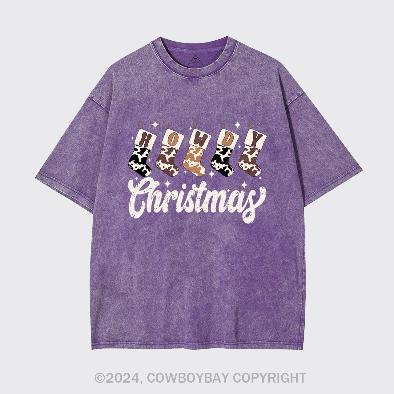 Howdy Christmas Garment-dye Tees