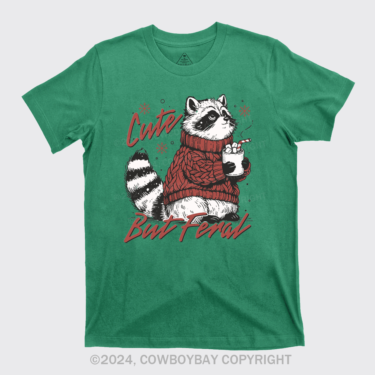 Funny Christmas Raccoon T-Shirts