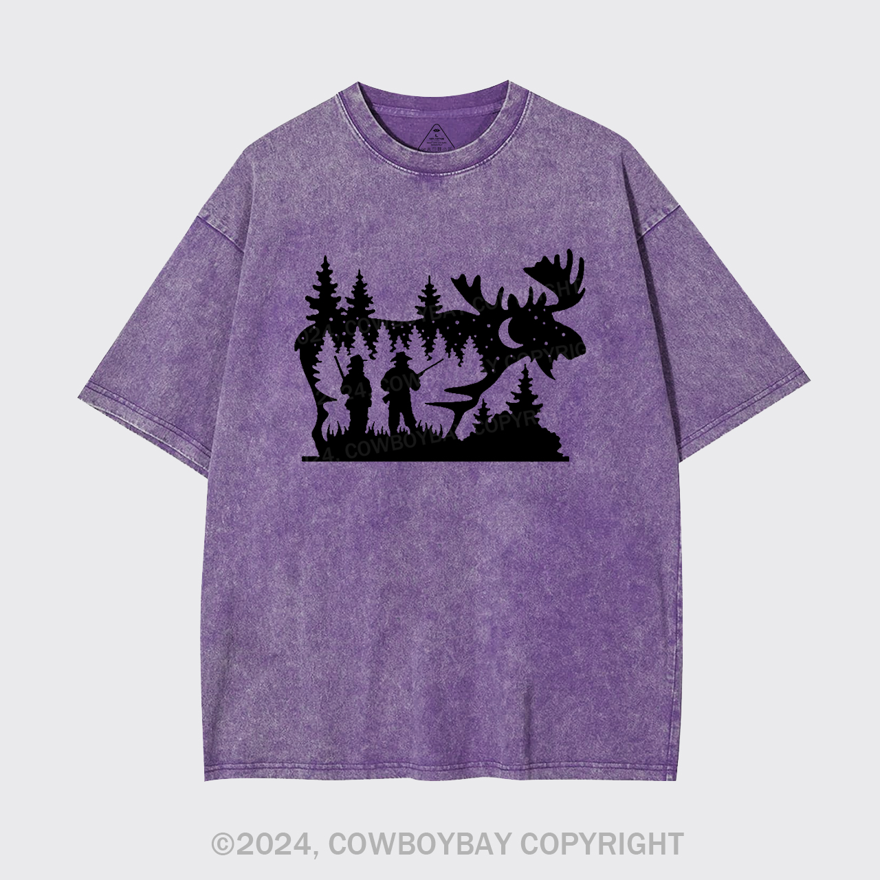 Moose Hunting Garment-dye Tees