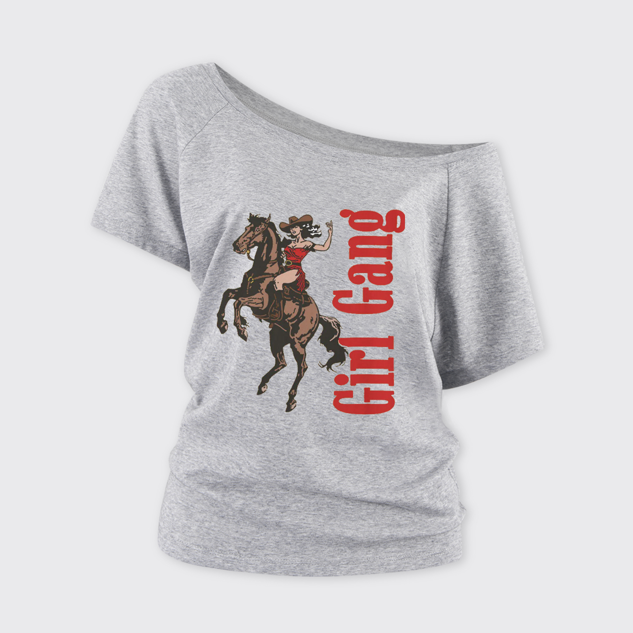 Cowgirl Gang Off Shoulder Top
