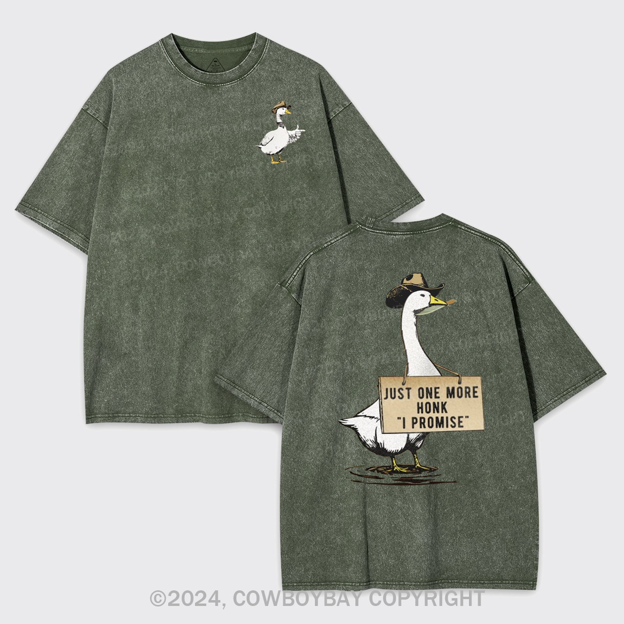 Cowboy Goose Garment-dye Tees