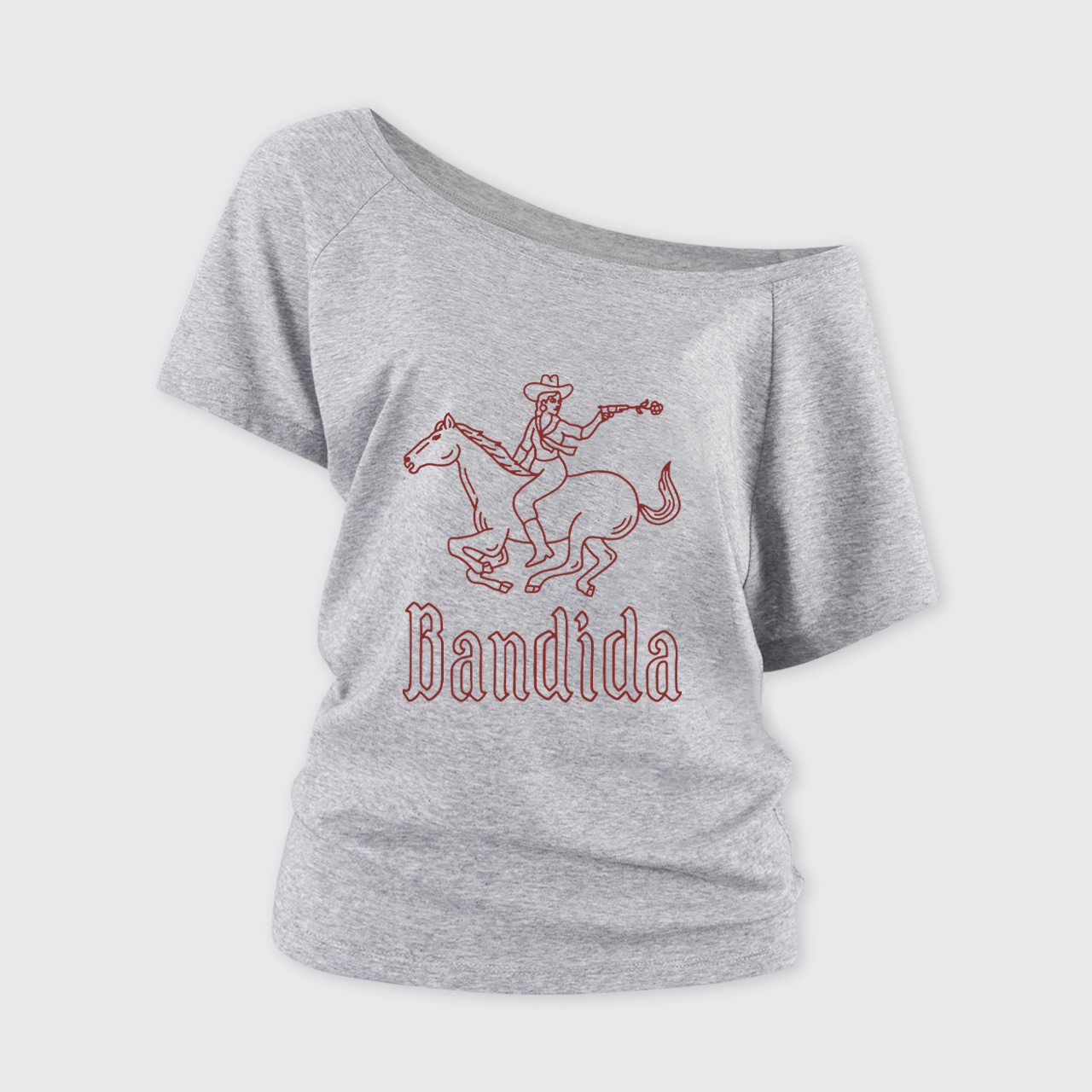 Fearless Rider Cowgirl Off Shoulder Top