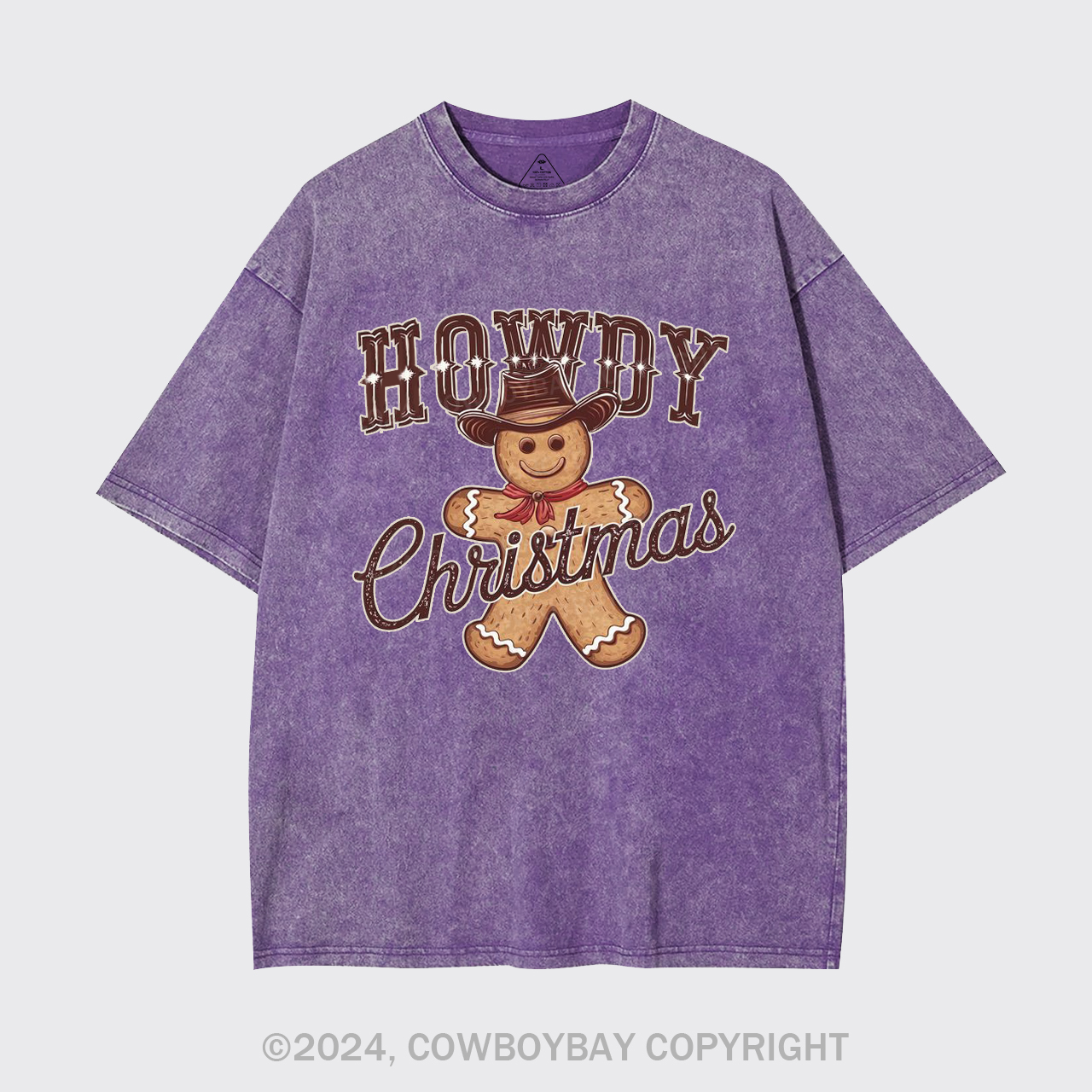 Howdy Christmas Garment-dye Tees